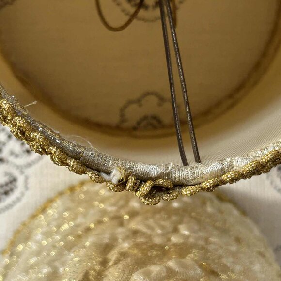 Vintage gold Baroque style lampshades - Picture 7 of 10
